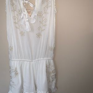 Surf Gypsy White Cover up/Romper